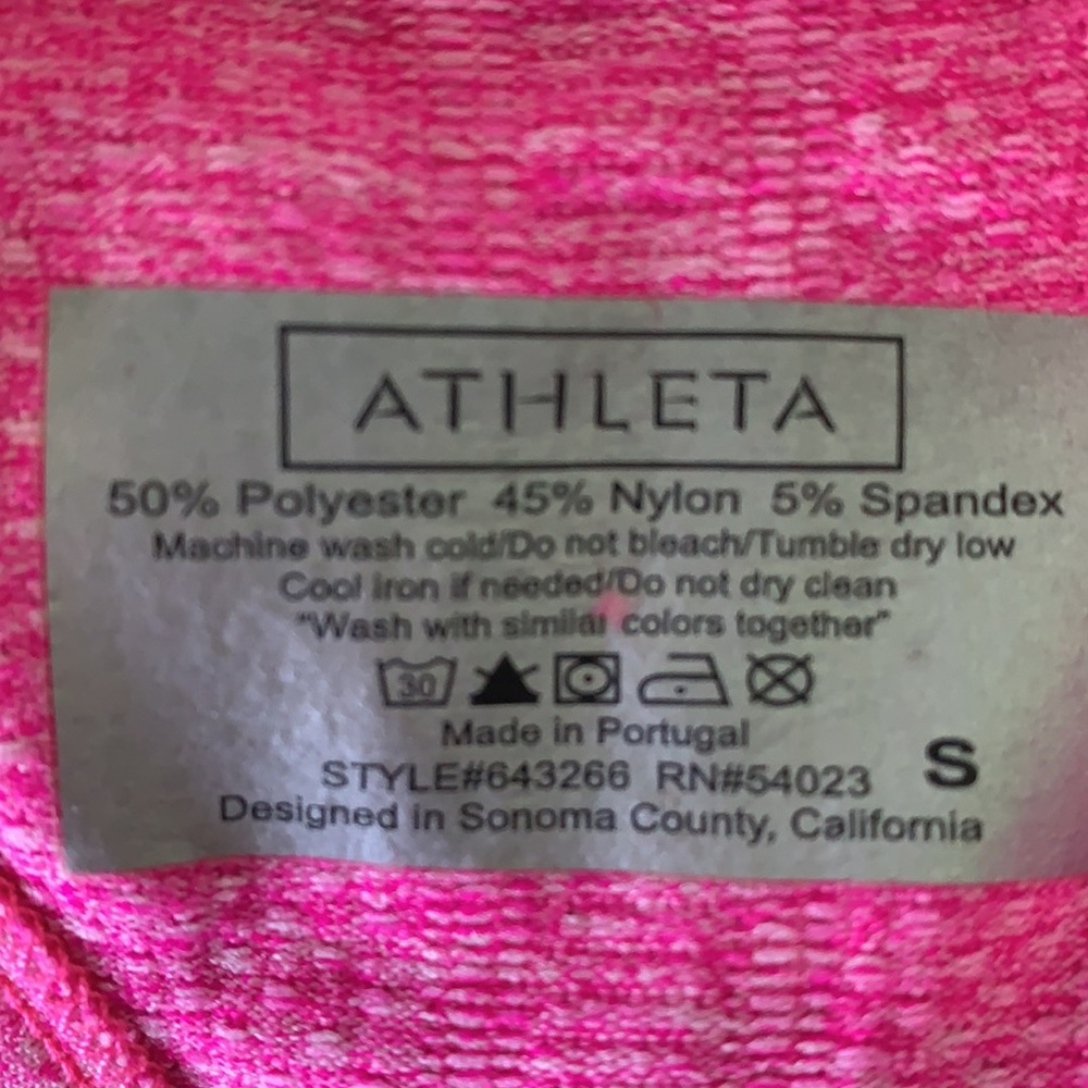 Athleta Fastest Track Racerback Pink Tank - Picture 6 of 8